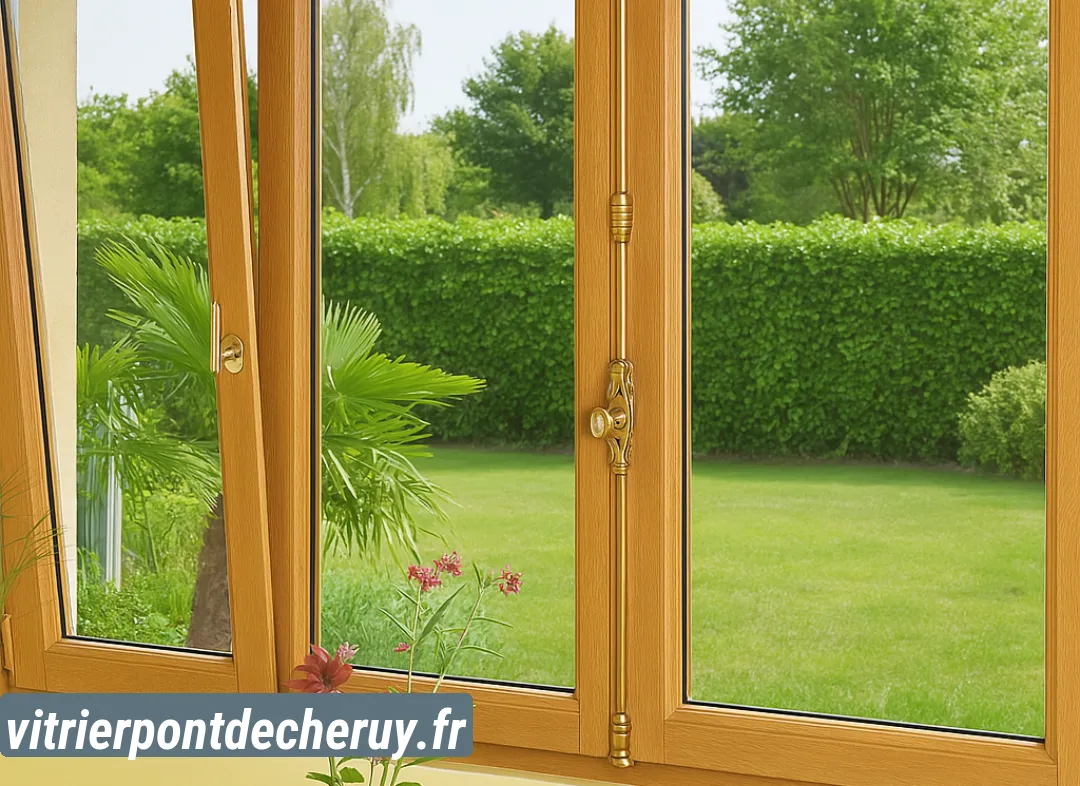 Installation de fenêtre en bois sur mesure Pont-de-Chéruy